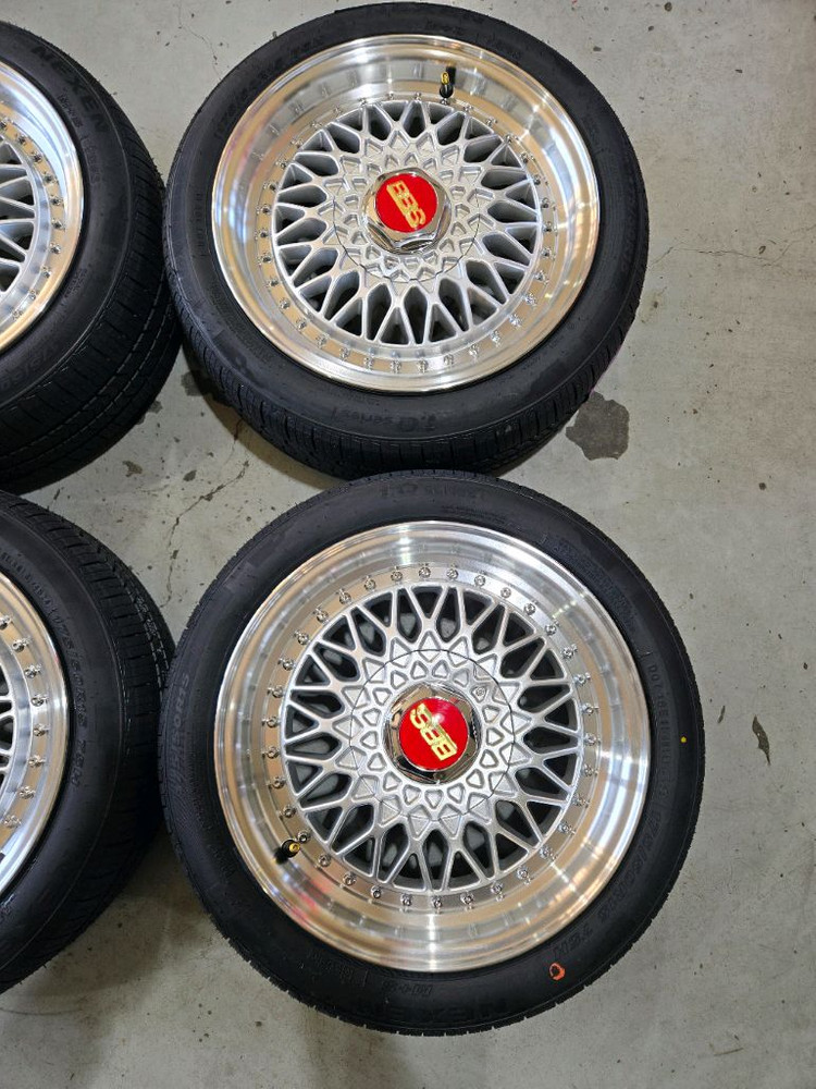 15인치 bbs 슈퍼 rs실버 모닝 레이 스파크용 휠타 이미지