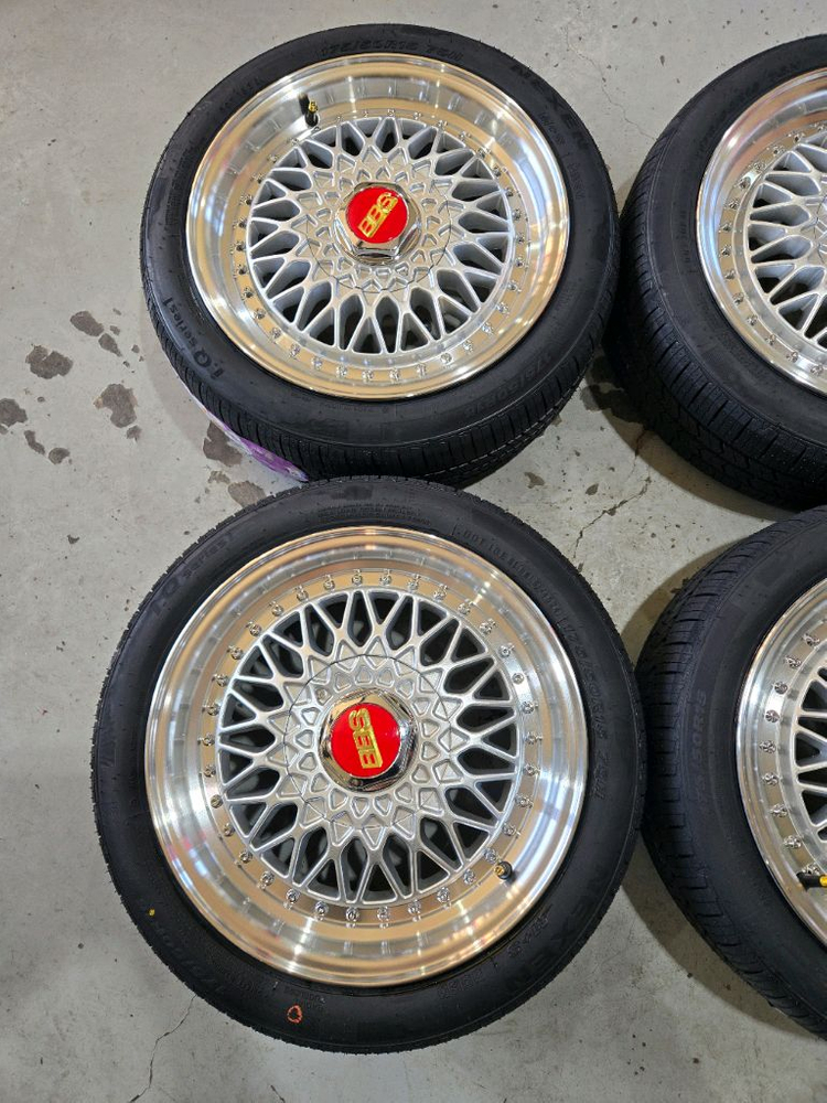 15인치 bbs 슈퍼 rs실버 모닝 레이 스파크용 휠타 이미지