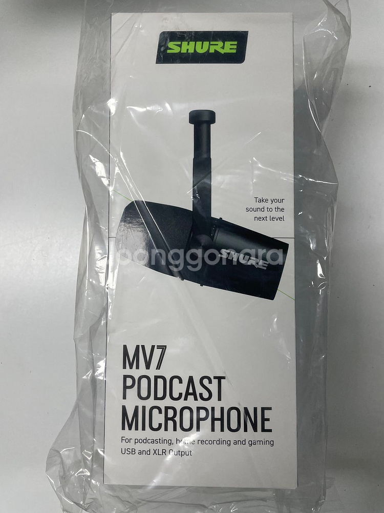 SHURE MV7 슈어 마이크 블랙--0