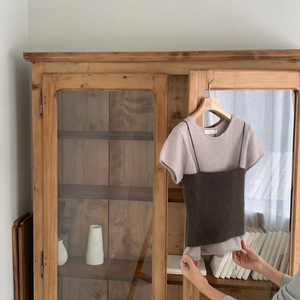 ounce 온스 반팔 니트, 뷔스티에