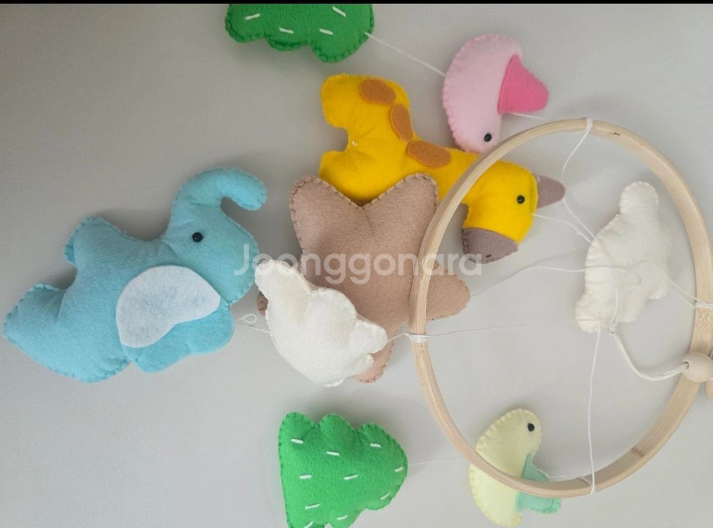 아기 컬러모빌 박스채있어요--0