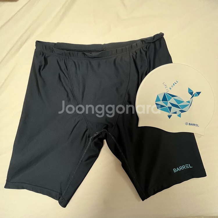 배럴 남성수영복 100+수모--0