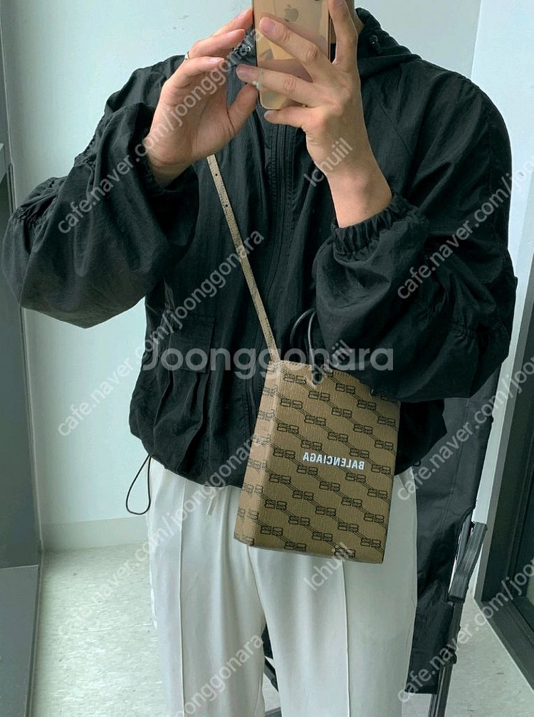 발렌시아가 폰홀더, 미니 크로스 백, BB 모노그램 미--1