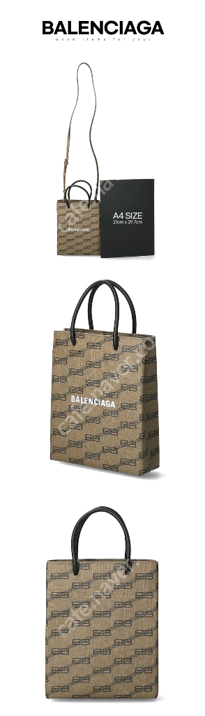 발렌시아가 폰홀더, 미니 크로스 백, BB 모노그램 미--3