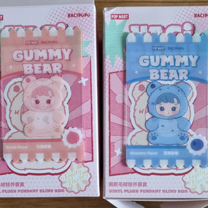 팝마트 하치푸푸 젤리곰 복숭아, 블루베리 젤리 일괄