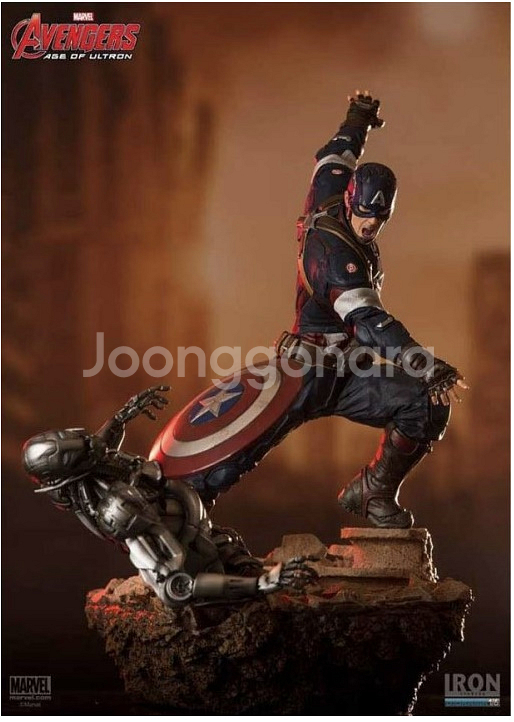 아이언스튜디오 1/6 캡틴아메리카 디오라마 스태츄--0