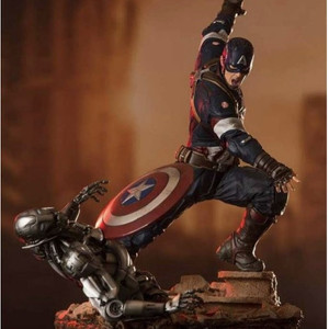 아이언스튜디오 1/6 캡틴아메리카 디오라마 스태츄
