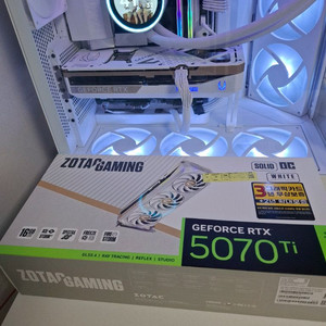 조텍 5070ti solide core oc 화이트 팜