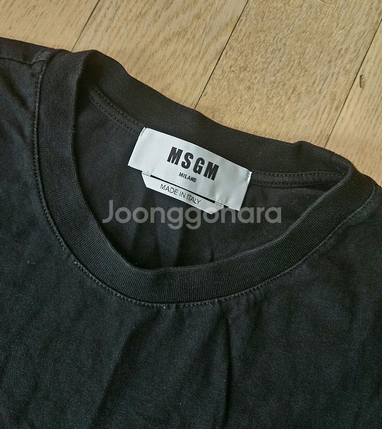 MSGM 엠에스지엠 반소매 박스로고 티셔츠 S--2
