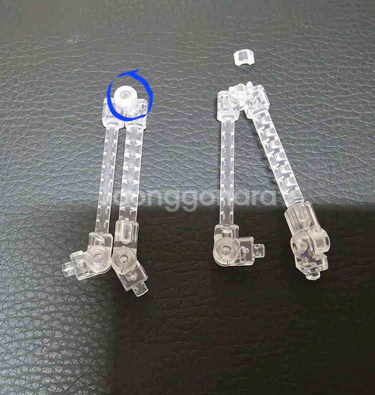 건담, 헥사기어 같은 조립 피규어 2종 팔아요--1