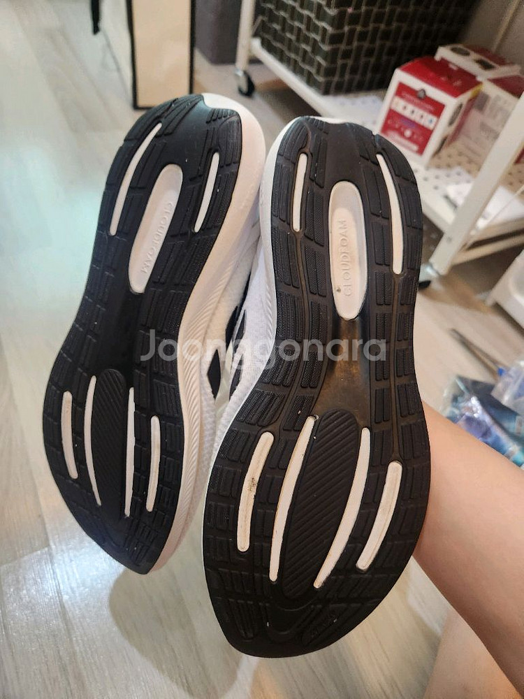 아디다스 런닝화 운동화 흰색 280mm--5