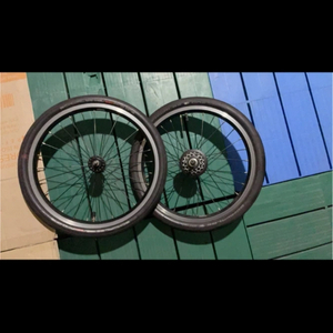 브롬톤 C라인 2단 28홀 블랙 정품휠셋 슈발베 프로원