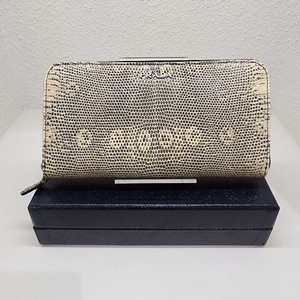 프라다 리자드 지퍼 장지갑 1ML506