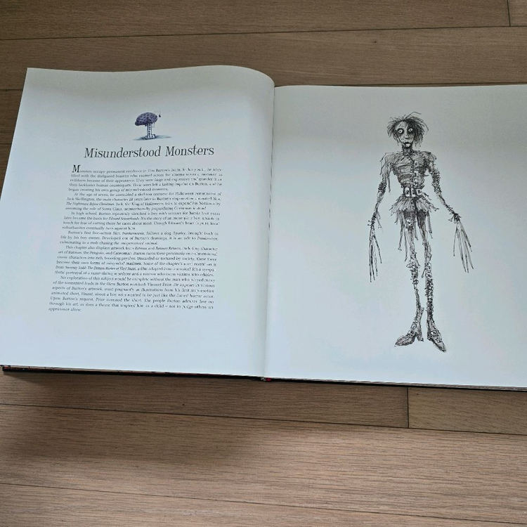 팀버튼 전시회 한정판 아트북 THE ART OF TIM--5