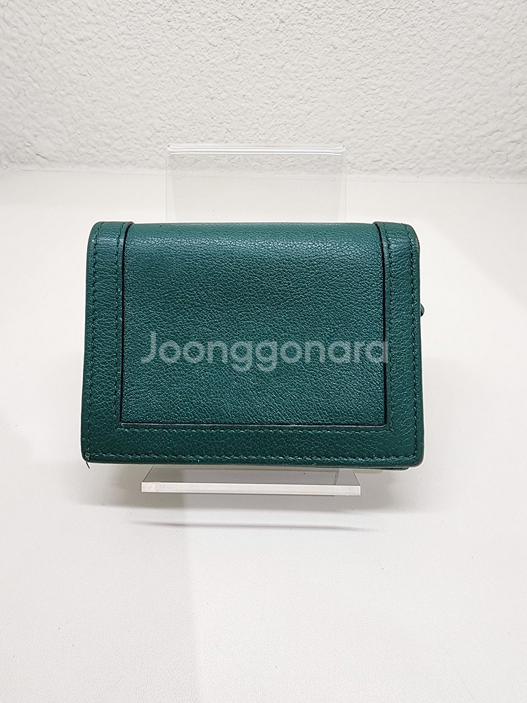 구찌 658244 다이애나 뱀부 반지갑 그린--1