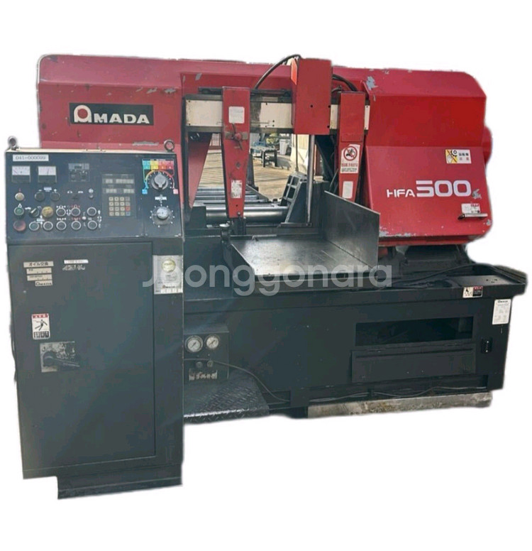 중고톱기계,밴드쏘,밴드쇼,아마다HFA500 저렴판매--3