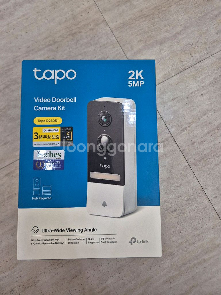 티피링크 Tapo D230S1 스마트 도어벨--0