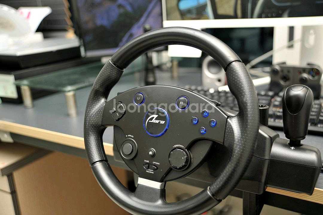 겜맥 아우라 레이싱휠 팝니다--2