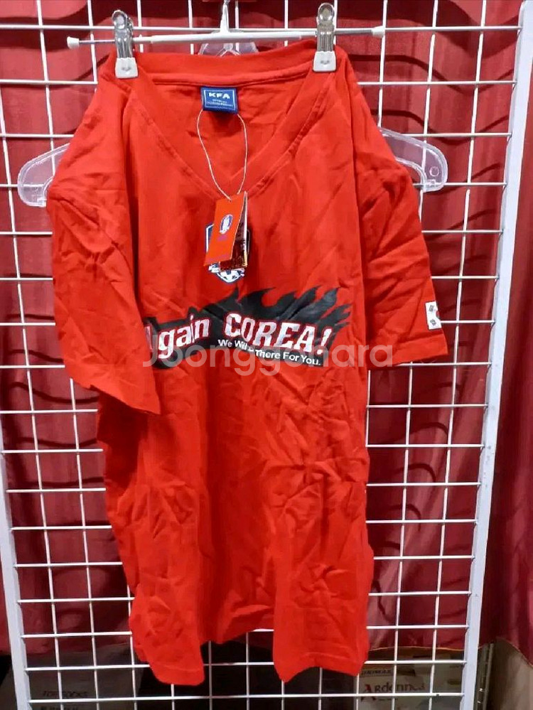 어게인코리아 붉은악마티셔츠 면100%--0