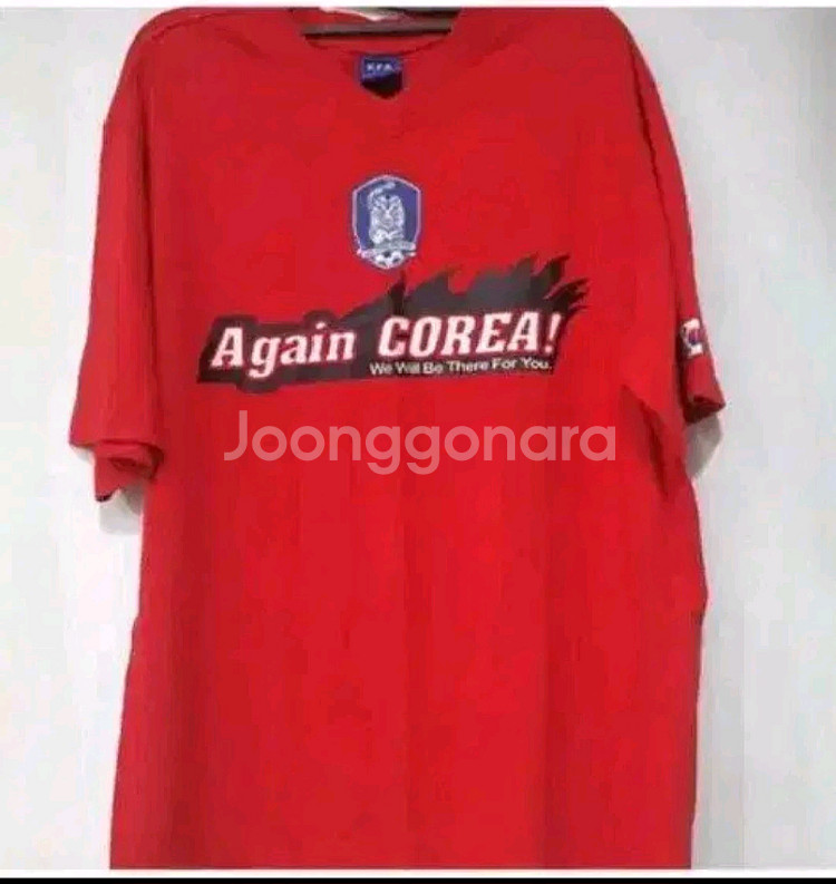 어게인코리아 붉은악마티셔츠 면100%--4