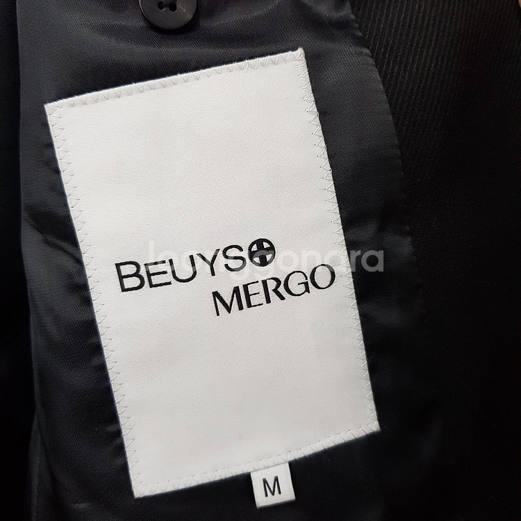 BEUYS MERGO 슬릭 스탠다드핏 셋업 블랙 M--2