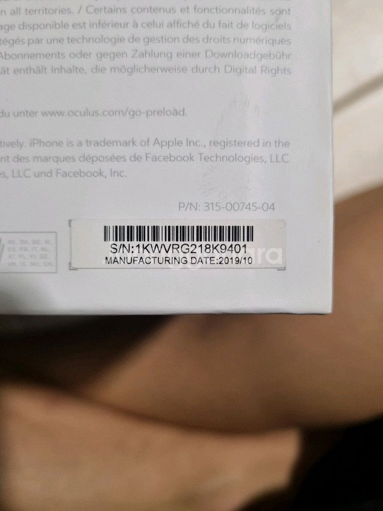 [새상품] 오큘러스 고(Oculus Go) VR 헤드셋--4