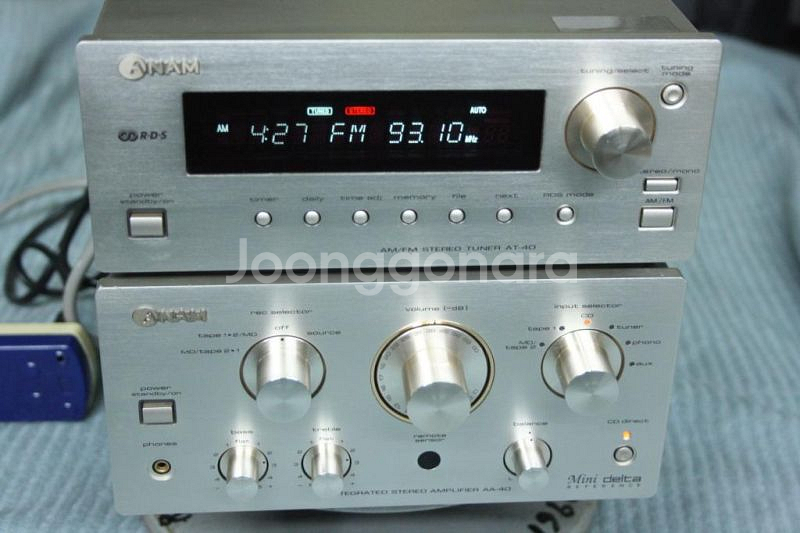 아남 오디오 풀세트 (앰프/튜너/데크/CDP)--0