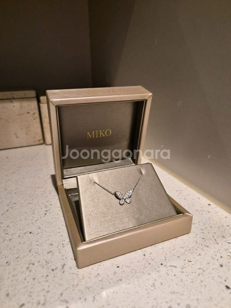 미꼬 MIKO 모르포 M 나비 목걸이 18k--2