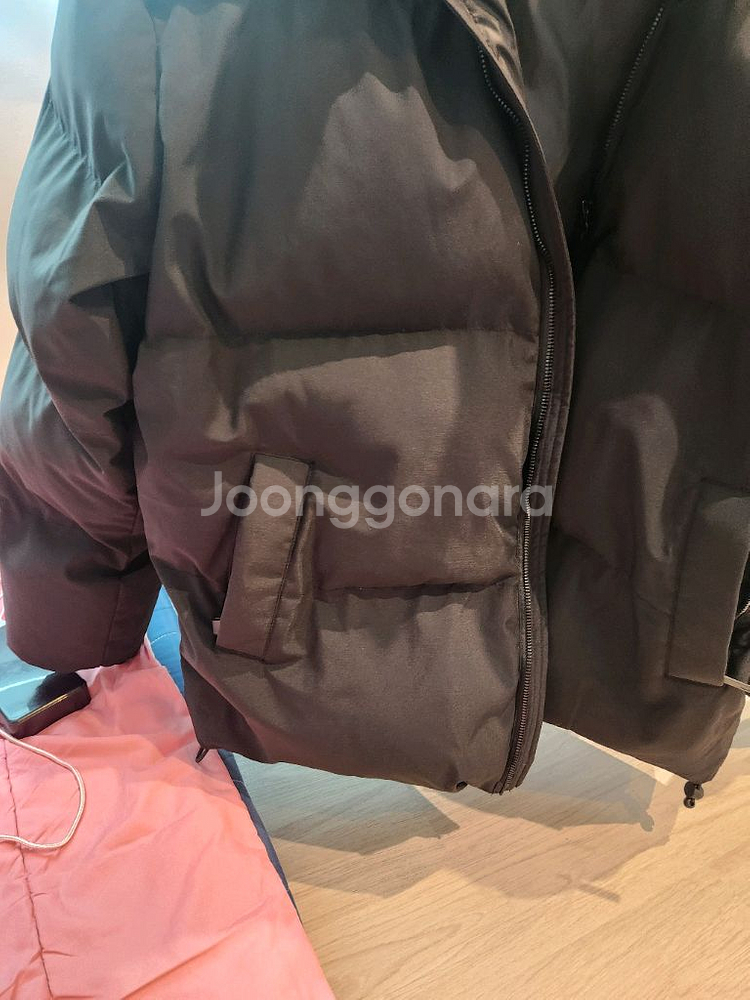 BFL 남성 하이넥 후드 웰론 패딩 100--3