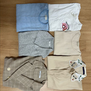 여성 55사이즈 여름반팔티,셔츠 일괄(몬츠 등)