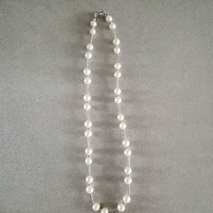 4mm 담수 진주 디자인 제작 목걸이