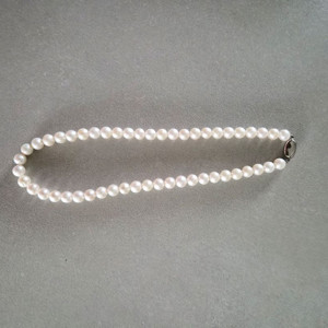 7mm 진주 목걸이 42cm