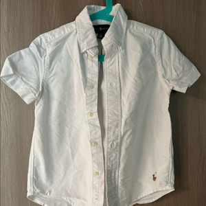 폴로 흰셔츠 5T 4T