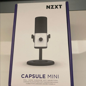 nzxt 캡슐 미니 화이트 마이크 단순개봉
