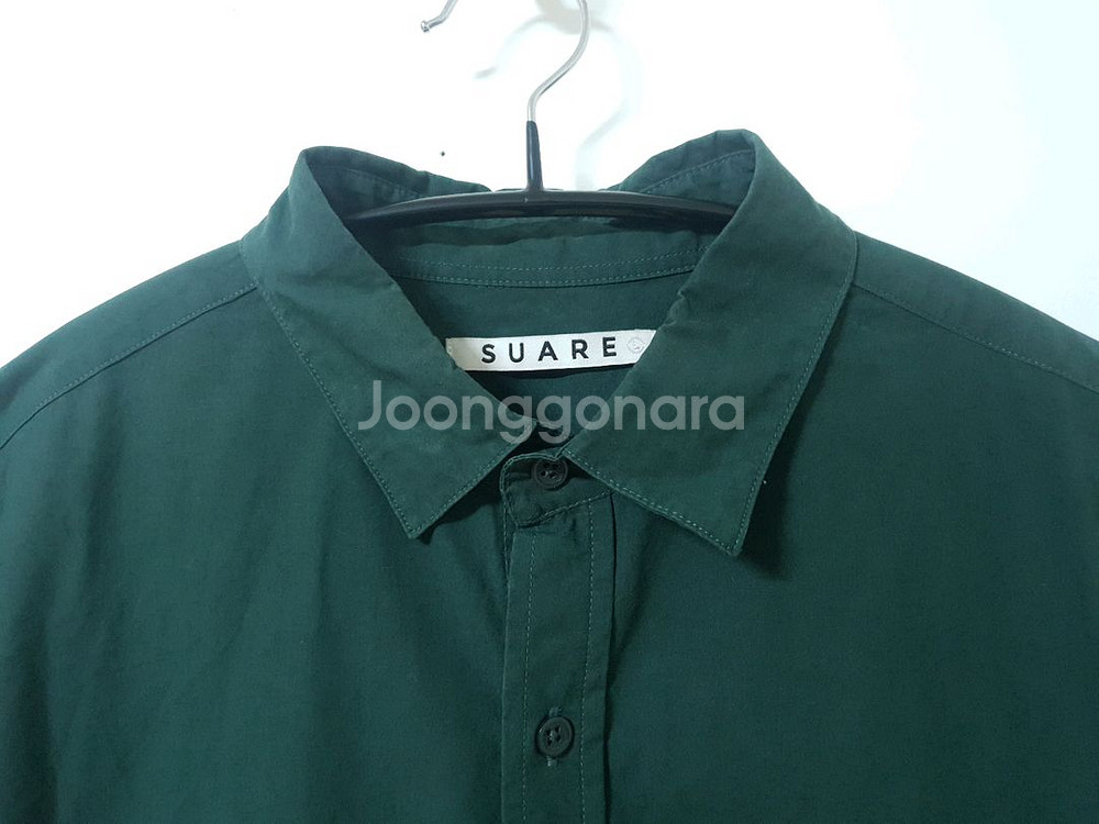 수아레 데일리 바이오 셔츠 딥그린 L--1