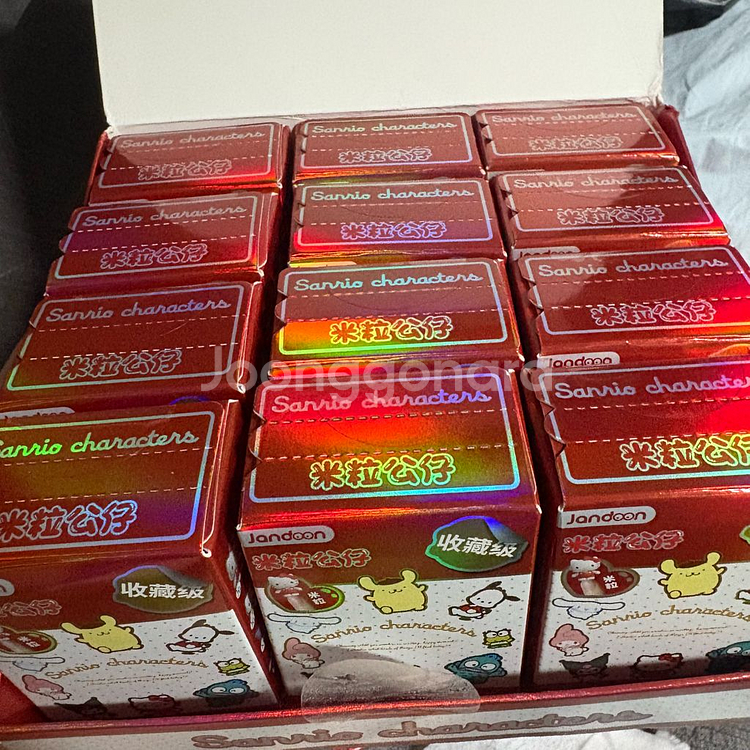 산리오 쌀알피규어 미니피규어 쌀알 풀박스--2