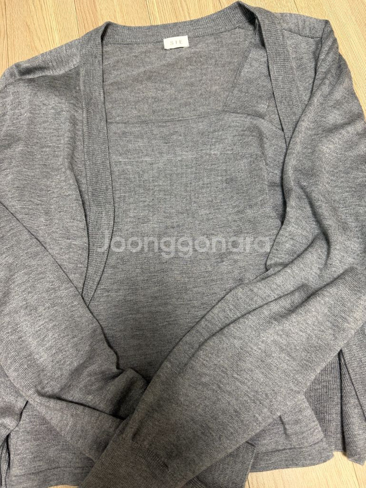 시에 sie 소프티 루즈 가디건 + 아르 소프티 슬리브--1