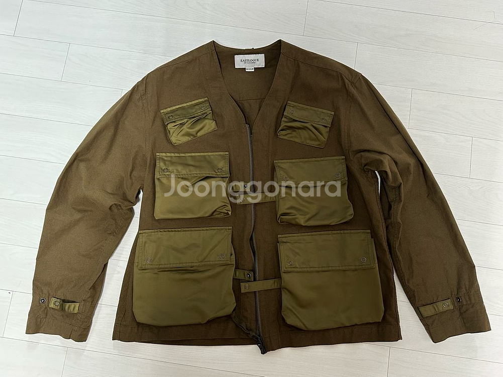 [M] 이스트로그 멀티포켓 셔츠자켓 올리브--0