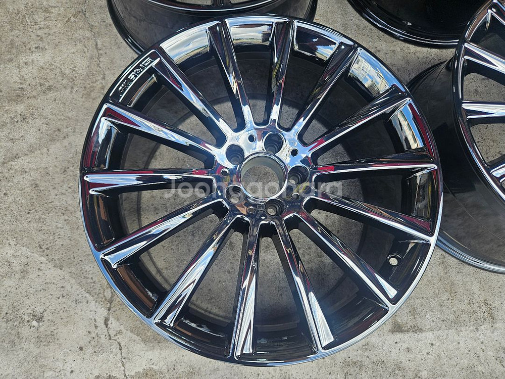 W222 벤츠S클래스 20인치 마차휠 블랙크롬휠--3
