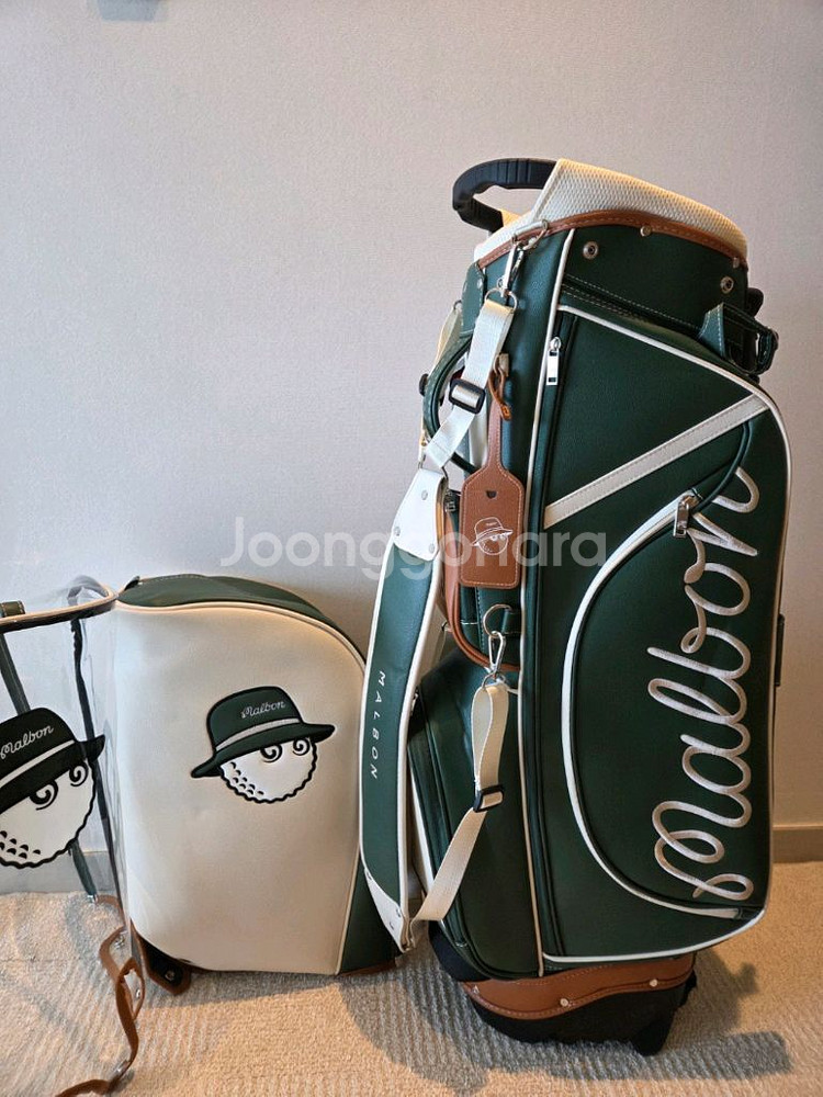 국내당일발송 말본골프백 캐디백 보스턴백 세트 그린--1