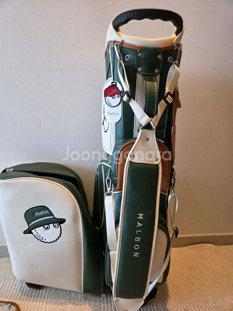 국내당일발송 말본골프백 캐디백 보스턴백 세트 그린--3