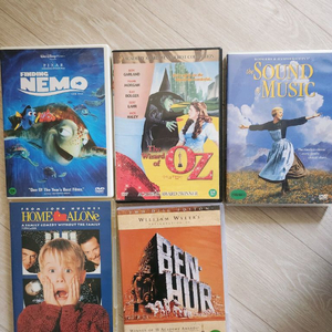 홈얼론 니모 오즈 벤허 사운드오브뮤직 dvd 개당