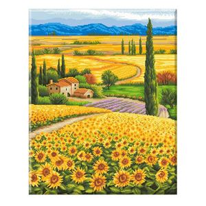 해바라기 마을 보석십자수 주문제작해드려요