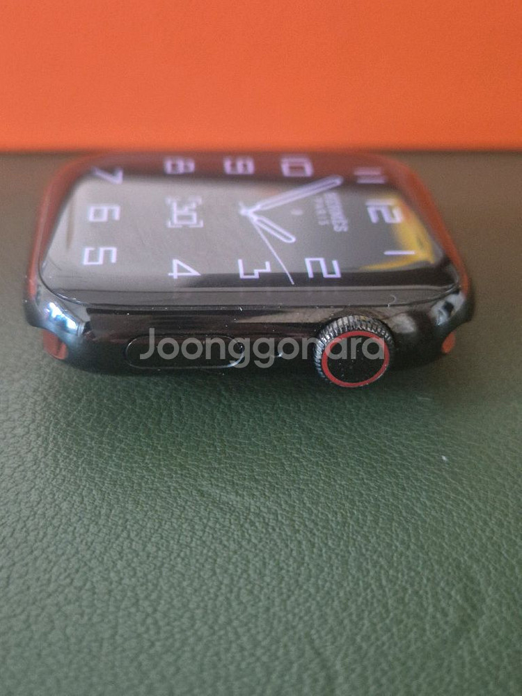 애플워치 에르메스8 45mm / 애플케어플러스 / 느와--2