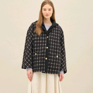 SJSJ 에스제이 후드머플러 코트