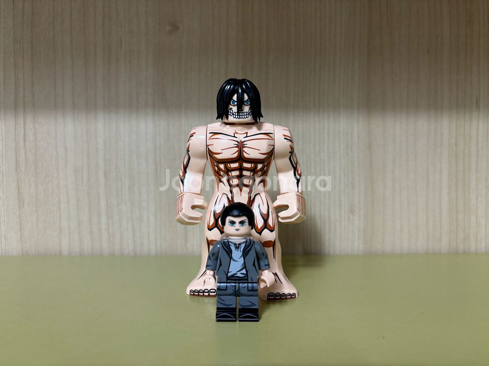 레고 호환 진격의거인 에렌 미니피규어 일괄--1