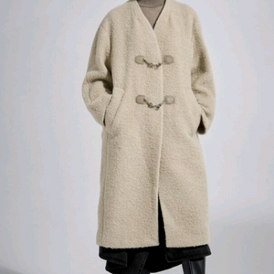 시스템 롱코트(양모57% 알파카26%)