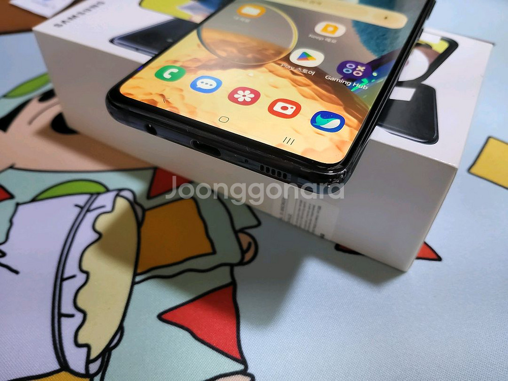 갤럭시A51 5G 블랙 128GB 자급제 중고--3