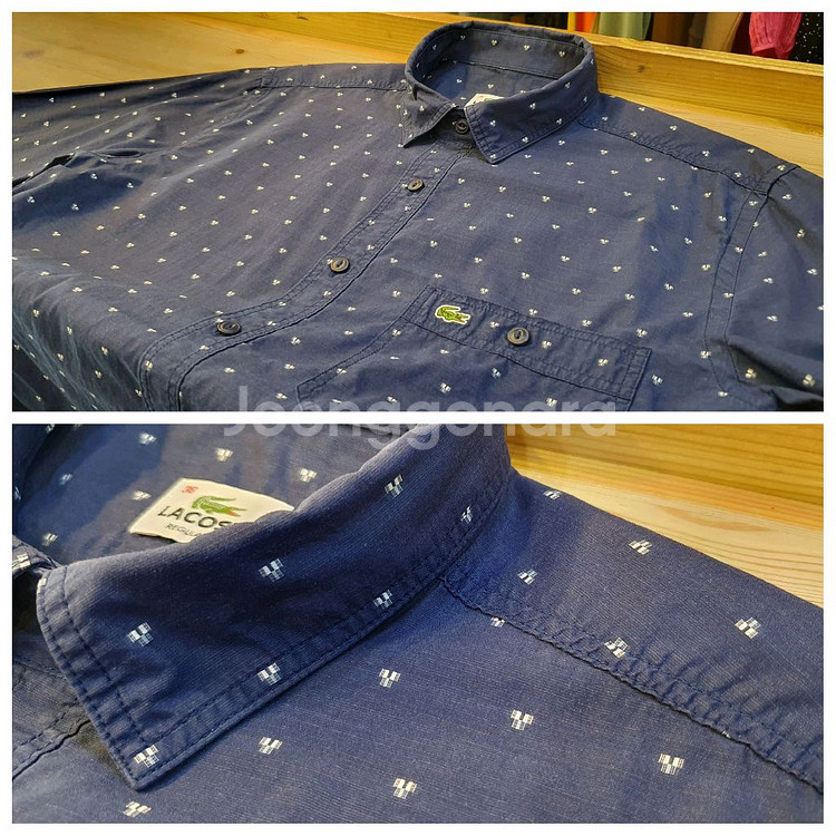 77.라코스테 쟈가드 셔츠--2