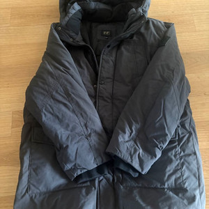 F2F 후드 롱패딩 110 블랙